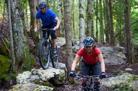 Bikers on the Lindsay Tract